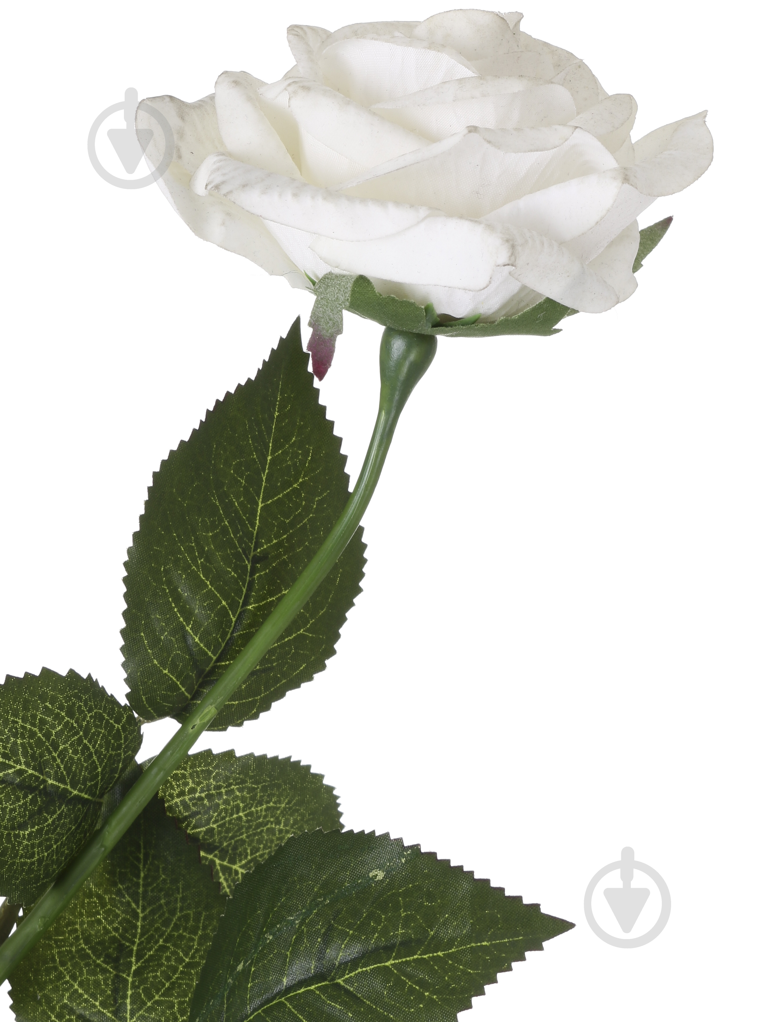 Растение искусственное Роза белая 64 см Девилон - фото 3