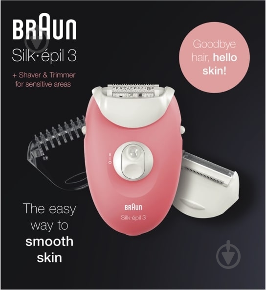 Эпилятор Braun Silk epil 3 SE 3-440 - фото 8 Эпилятор Braun Silk epil 3 SE 3-440 - фото 8