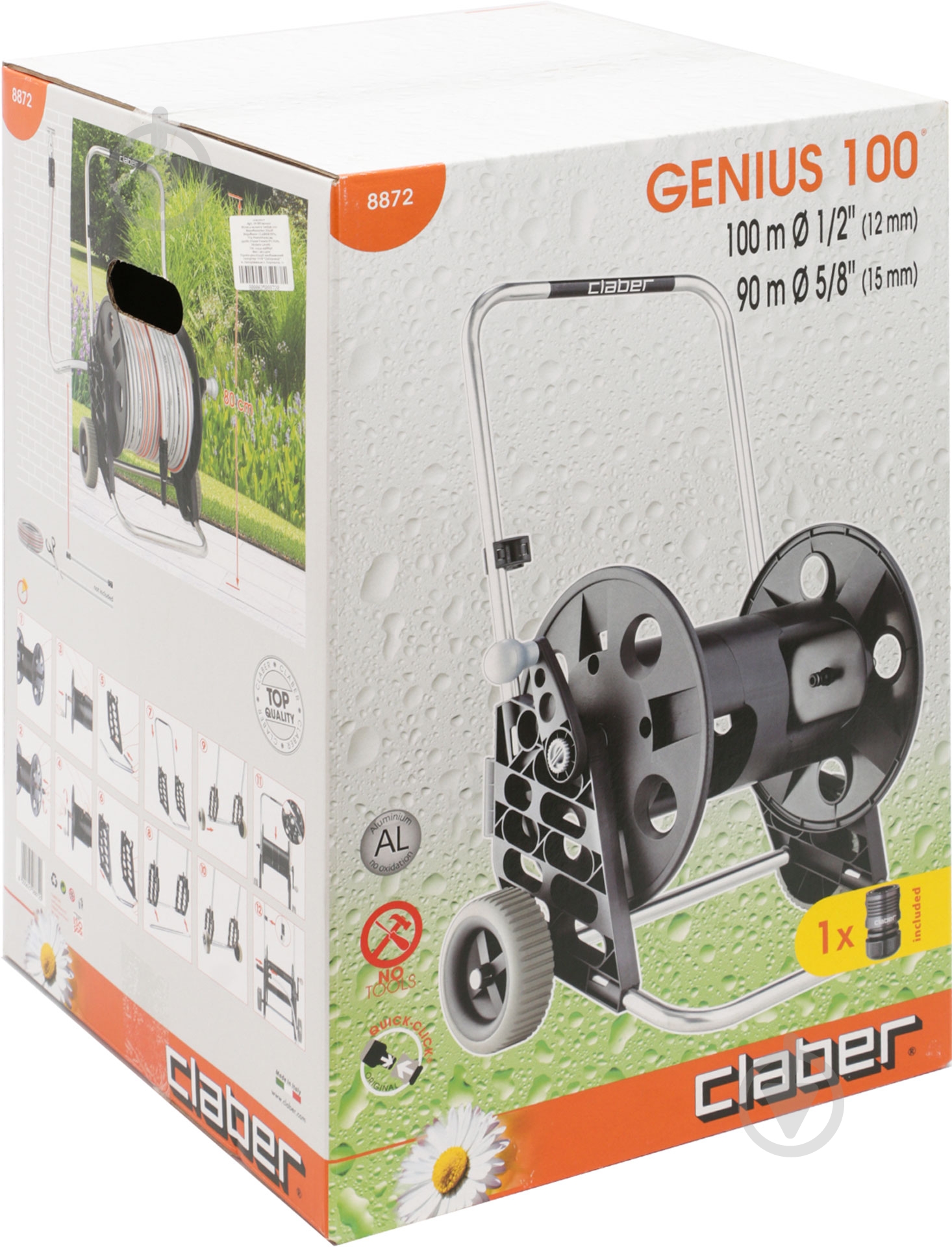 Тележка для шланга Claber Genius 100 - фото 7