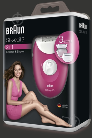 Эпилятор Braun Silk epil 3-273 - фото 5 Эпилятор Braun Silk epil 3-273 - фото 5