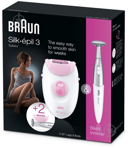 Епілятор Braun Silk epil 3 321 - фото 6