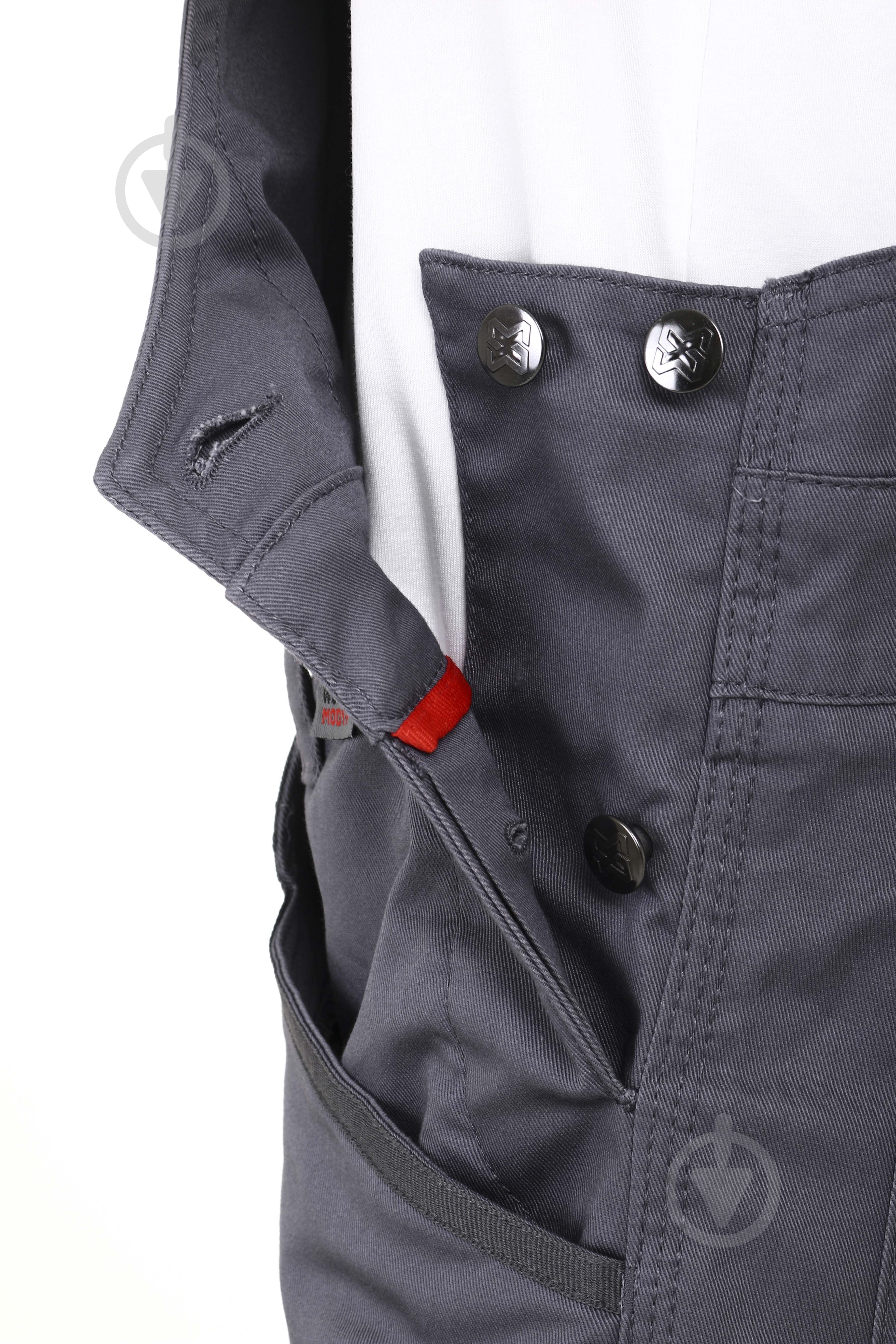 Полукомбинезон рабочий WURTH Modyf Stretch X р. 3XL M404185439 серый - фото 10 Полукомбинезон рабочий WURTH Modyf Stretch X р. 3XL M404185439 серый - фото 10