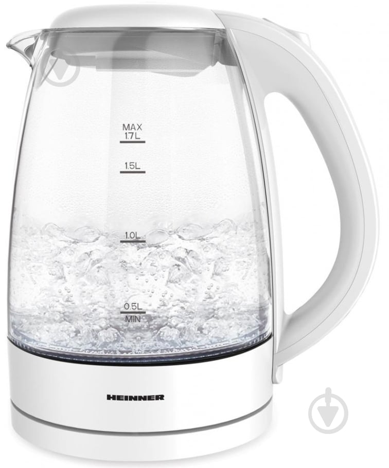 Электрочайник Heinner HEK-2200GWH - фото 1