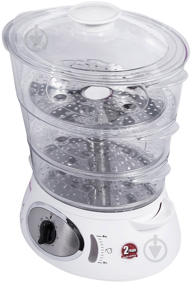 Пароварка Saturn ST-EC0100_white - фото 2