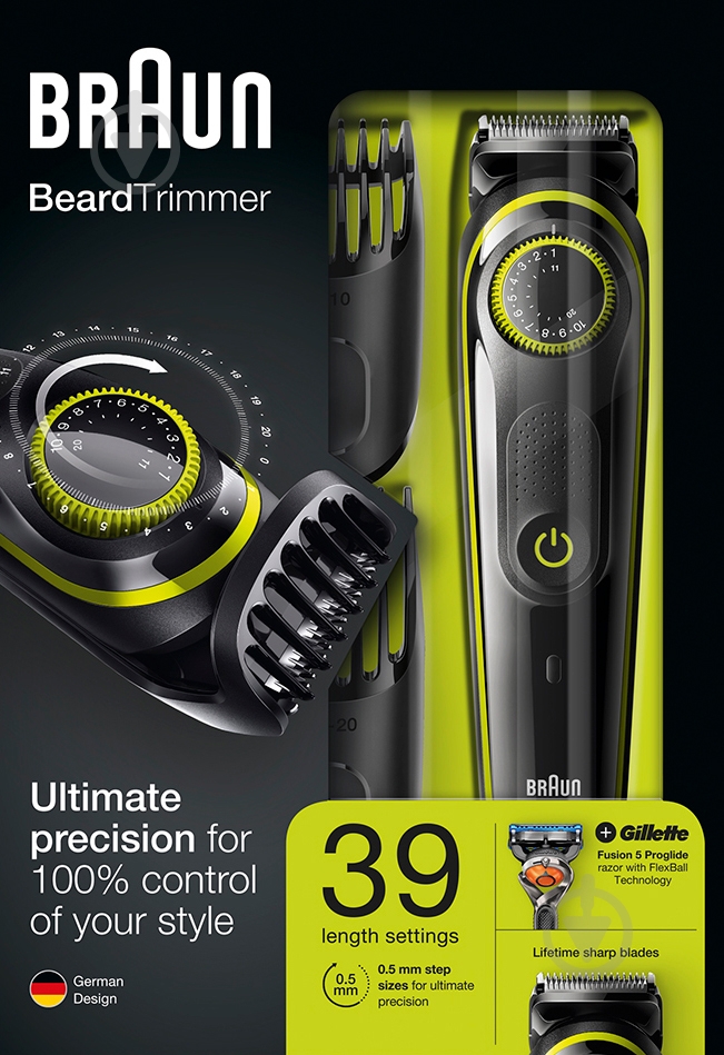 Триммер Braun BT 3041 + Gillette Fusion ProGlide - фото 6