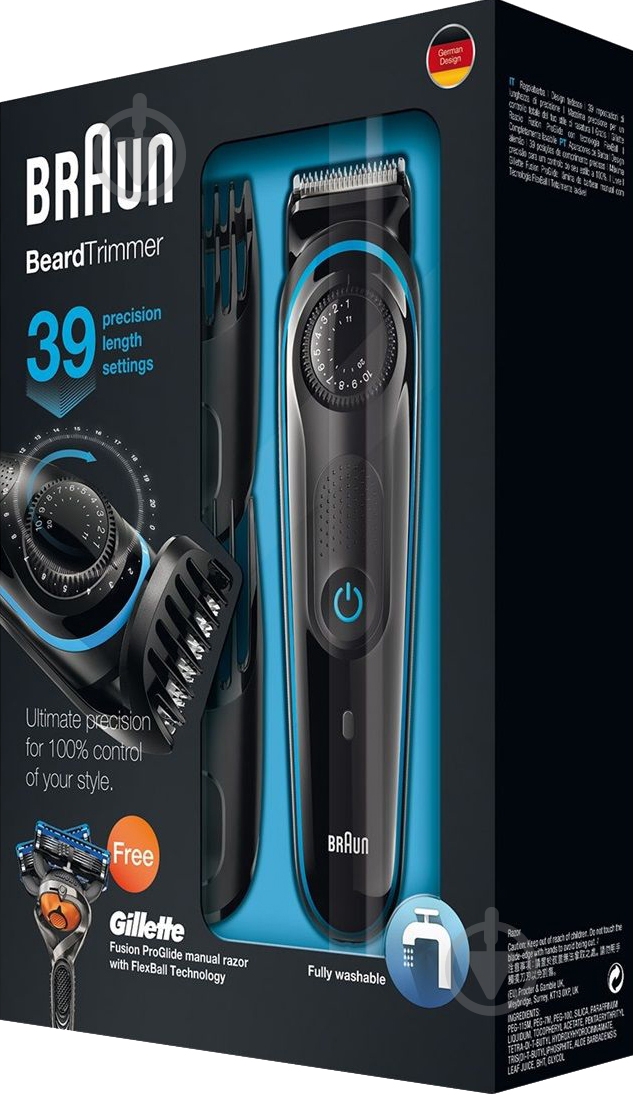 Триммер Braun BT 5040 + Gillette Fusion ProGlide - фото 5 Триммер Braun BT 5040 + Gillette Fusion ProGlide - фото 5