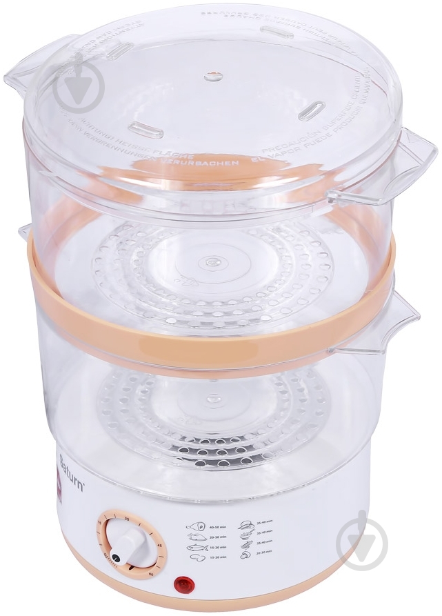 Пароварка Saturn ST-EC1181 beige - фото 2 Пароварка Saturn ST-EC1181 beige - фото 2