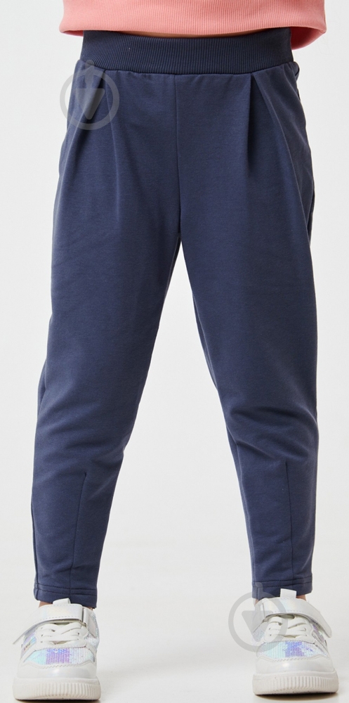 Штаны для девочек Smil 115515 р.98 графитовый - фото 1