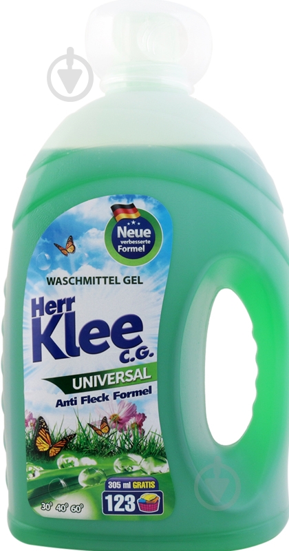 Гель для машинной и ручной стирки Herr Klee UNIVERSAL 4,305 л - фото 1