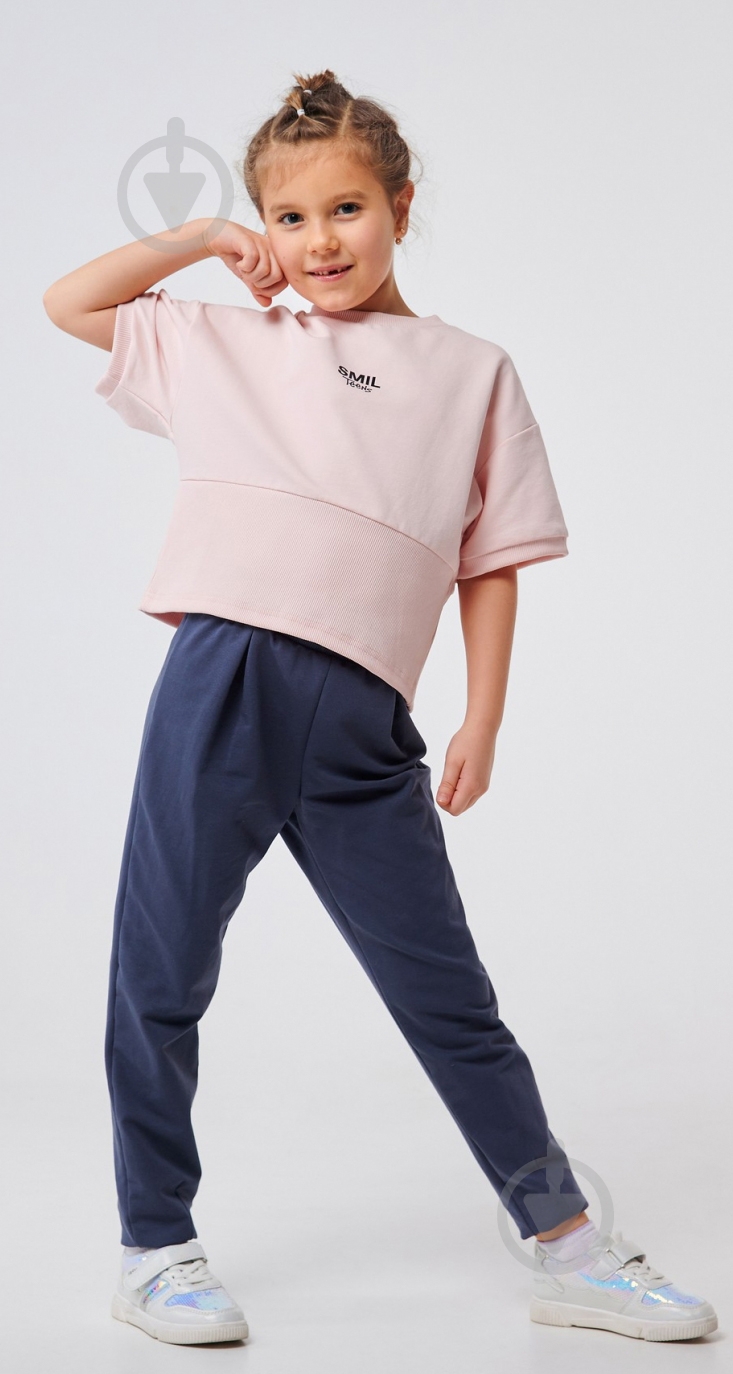 Штаны для девочек Smil 115516 р.128 графитовый - фото 5 Штаны для девочек Smil 115516 р.128 графитовый - фото 5