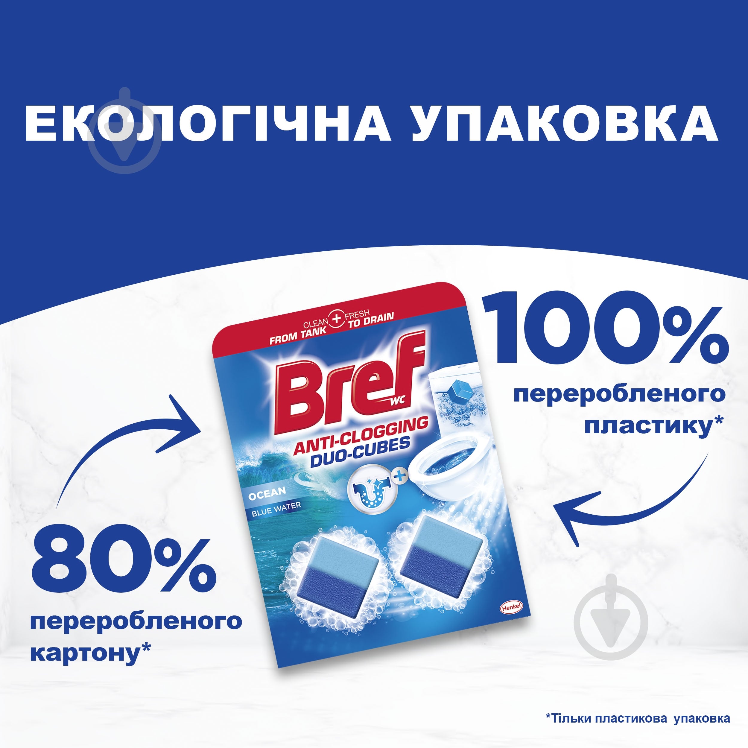 Блок Bref Duo-cubes 2 в 1 для сливного бачка - фото 5
