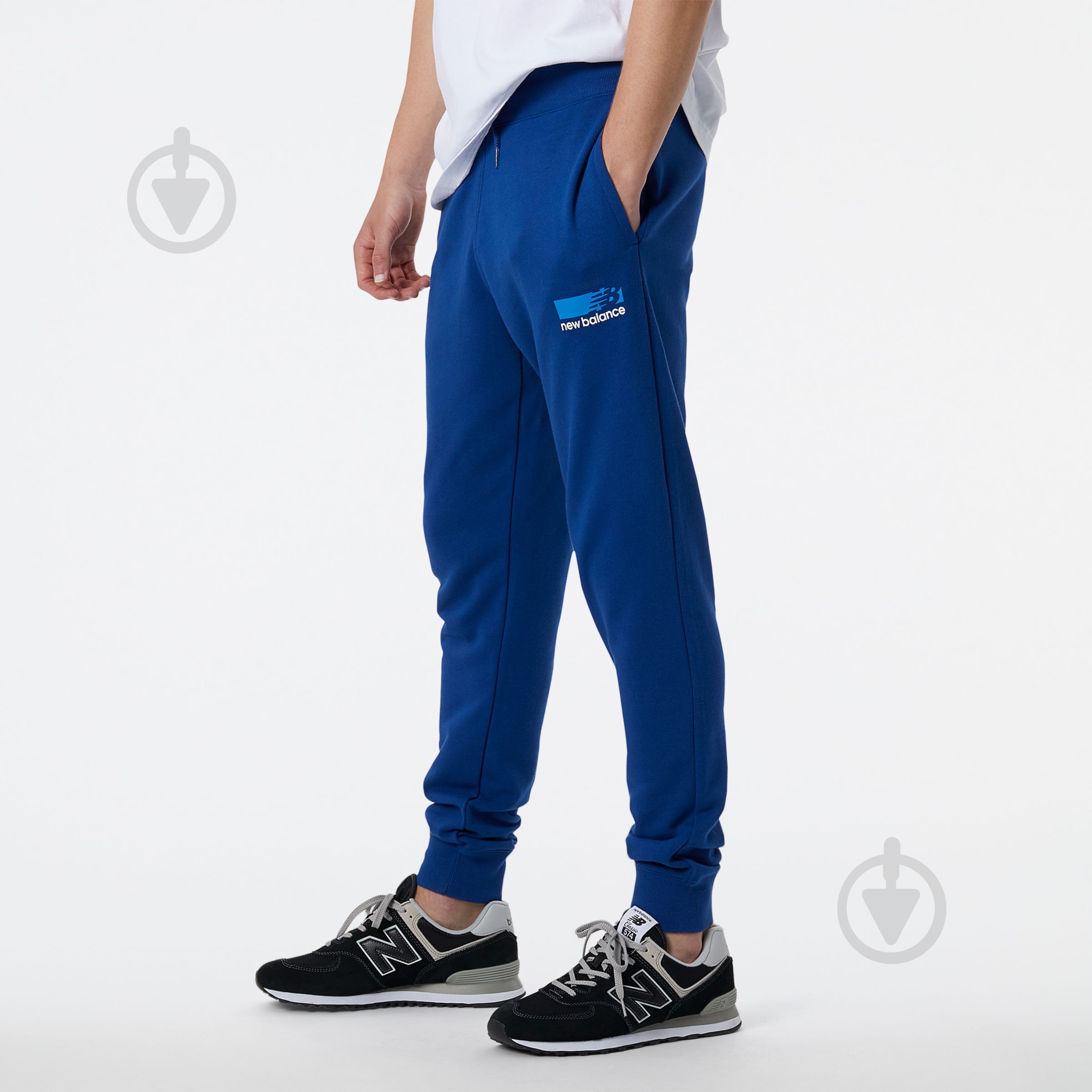 Брюки New Balance MP13900AT р. L синий - фото 2