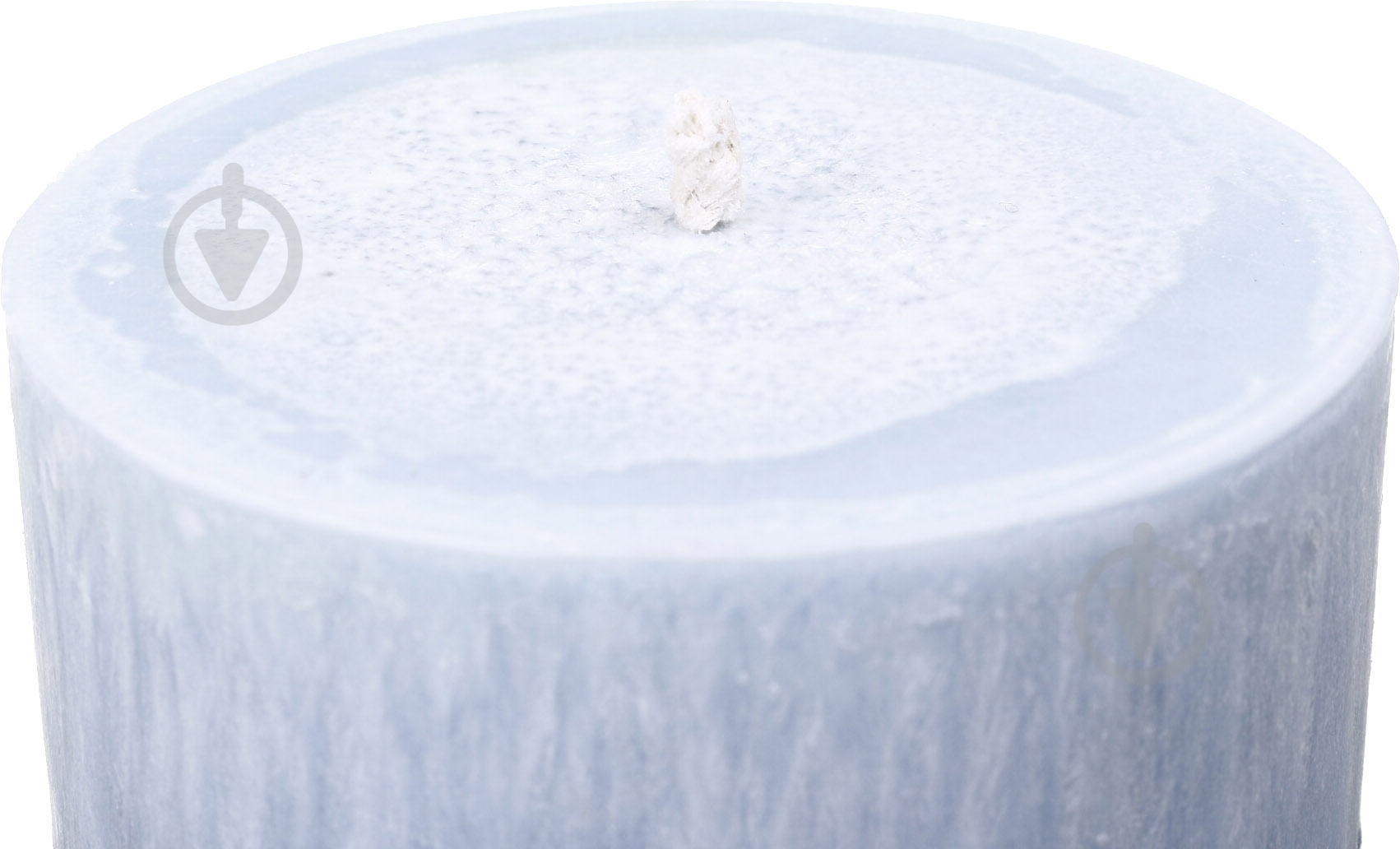 Свічка Циліндр пальмова блакитна 10х10 см ТМ FAYNE - фото 3