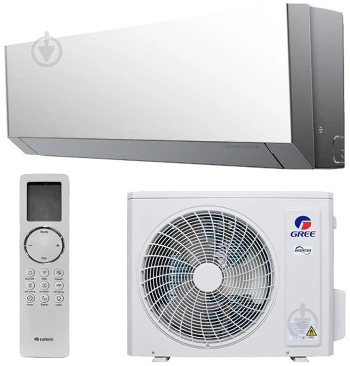 Кондиционер Gree GWH09AUCXB-K6DNA2A/I Silver - фото 1