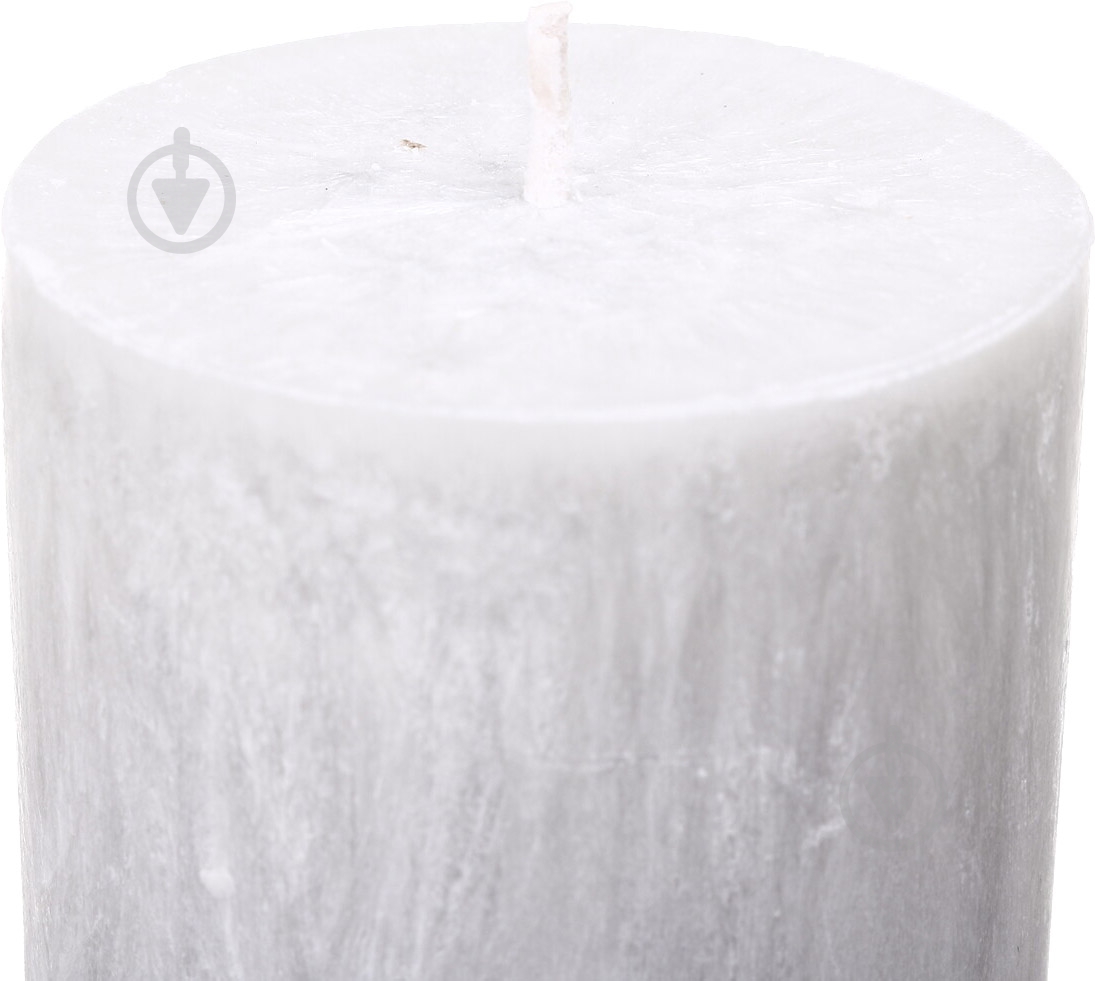 Свічка Циліндр пальмова сіра 6х15 см ТМ FAYNE - фото 3