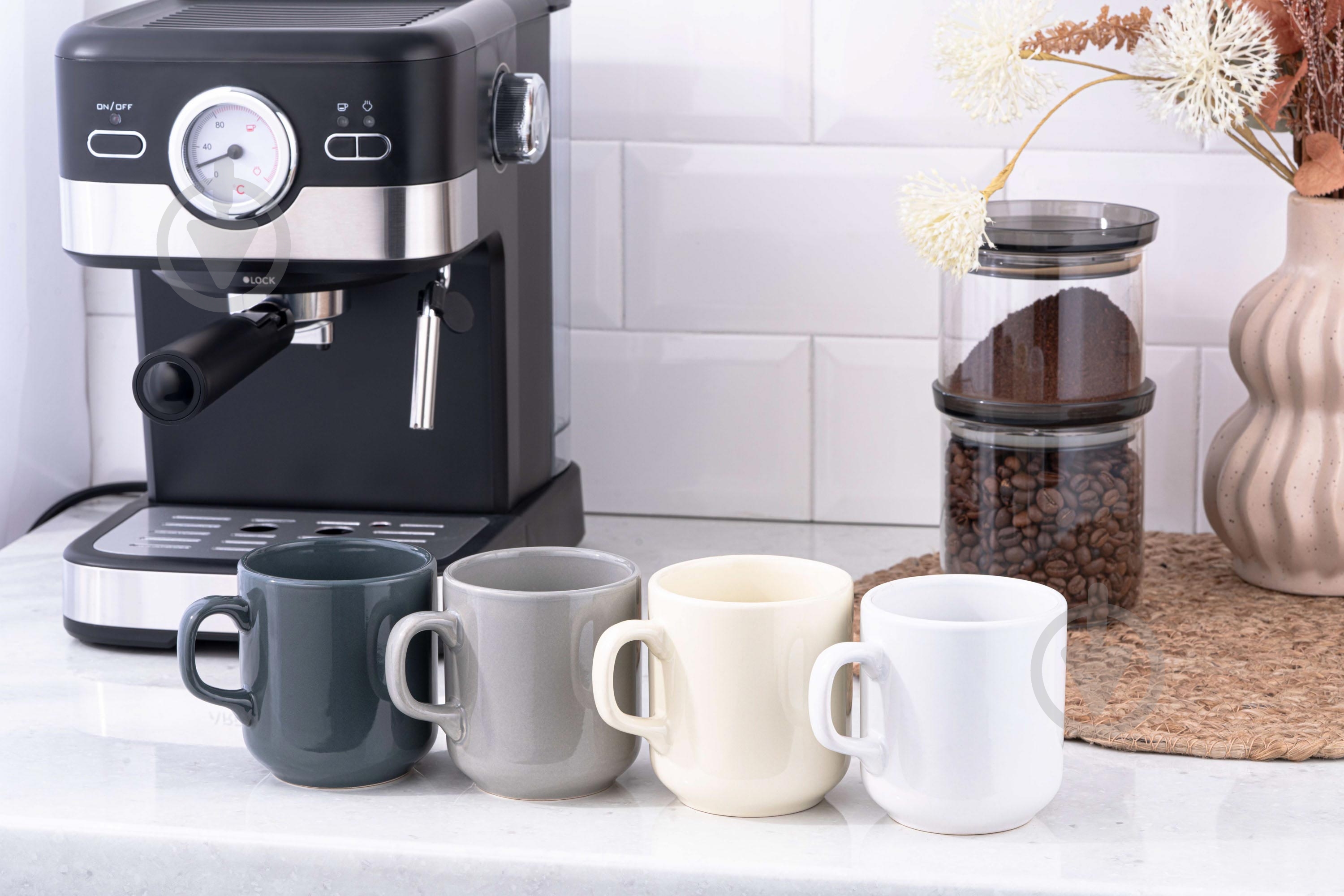 Чашка Ardesto Carlo 300 мл серая AR3047GR - фото 3