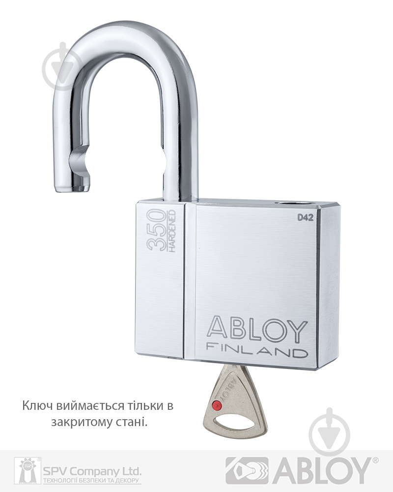 Замок навесной Abloy PL 350 Protec2 2KEY 25x14 мм открытый (амбарный) - фото 2 Замок навесной Abloy PL 350 Protec2 2KEY 25x14 мм открытый (амбарный) - фото 2