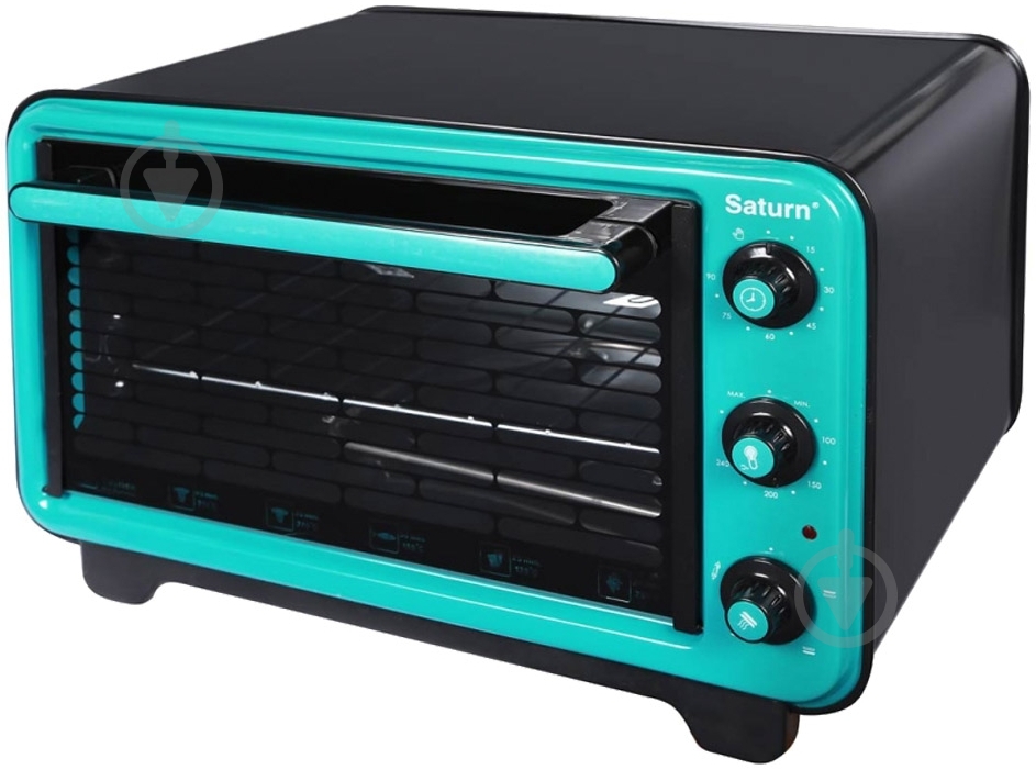 Электрическая печь Saturn ST-EC10701 Turquoise - фото 1
