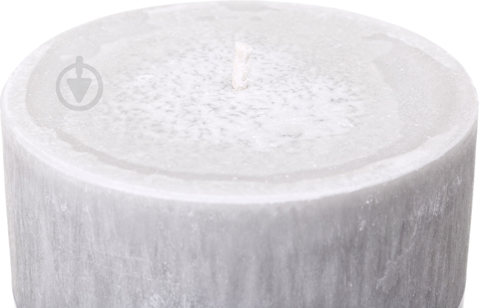 Свічка Циліндр пальмова сіра 10х10 см ТМ FAYNE - фото 3