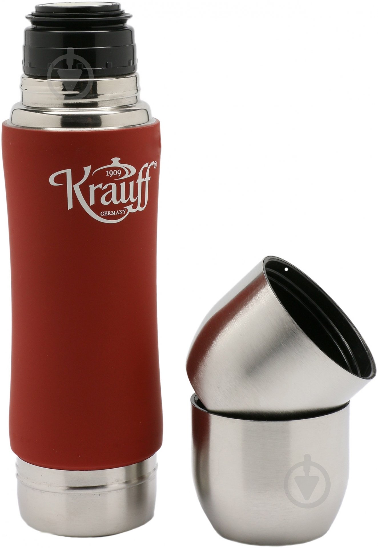 Термос Krauff 0,5 л красный 26-178-021 - фото 3
