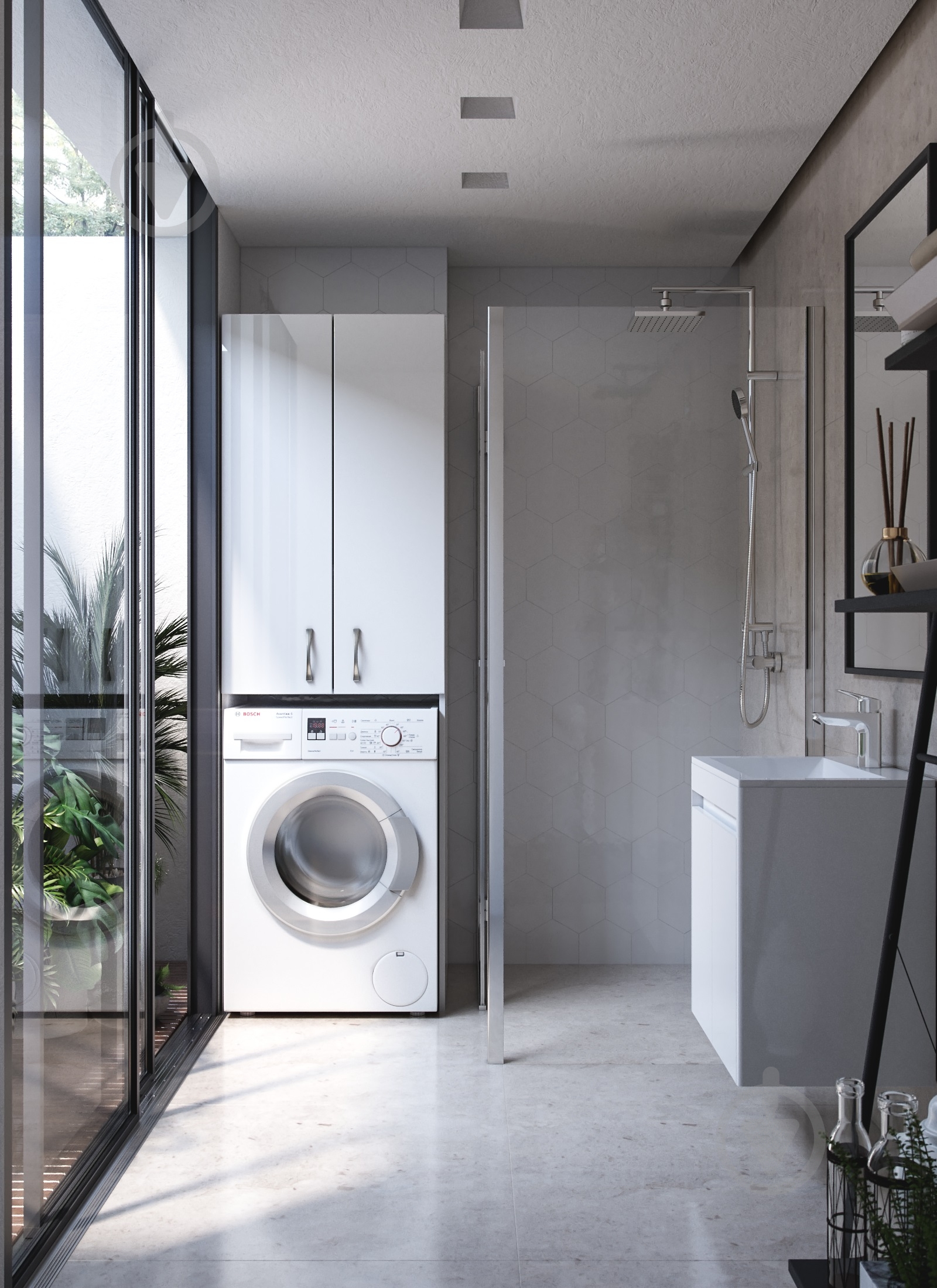 УЦЕНКА! Тумба напольная Грейд под стиральную машину (корпус ДСП ALBA/фасад МДФ белый) (УЦ №2541) - фото 4 УЦЕНКА! Тумба напольная Грейд под стиральную машину (корпус ДСП ALBA/фасад МДФ белый) (УЦ №2541) - фото 4