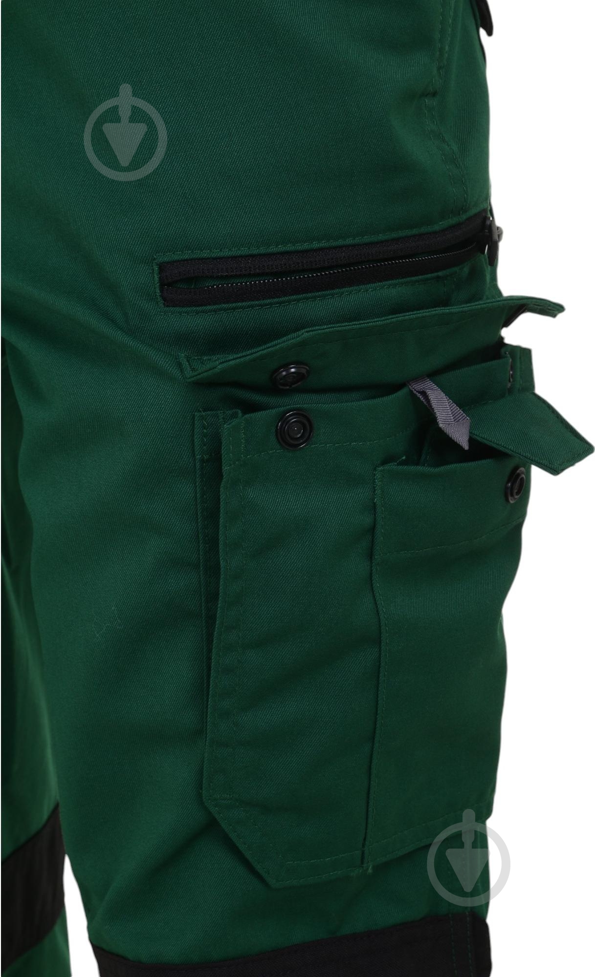 Брюки рабочие WURTH CETUS р. 5XL M403445447 зелено-черный - фото 8