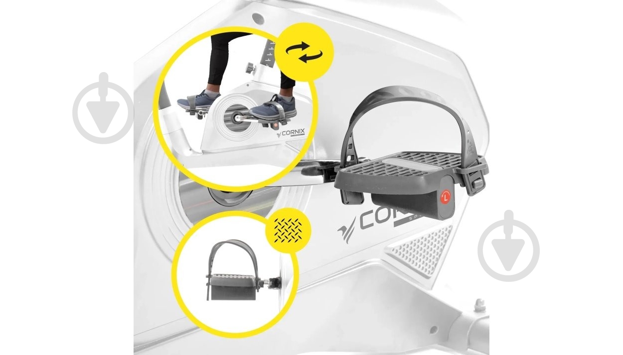 Велотренажер Cornix EB-AMBER-WG AW2526 - фото 14