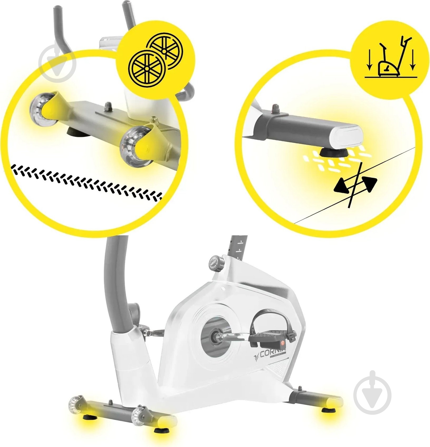 Велотренажер Cornix EB-AMBER-WG AW2526 - фото 10
