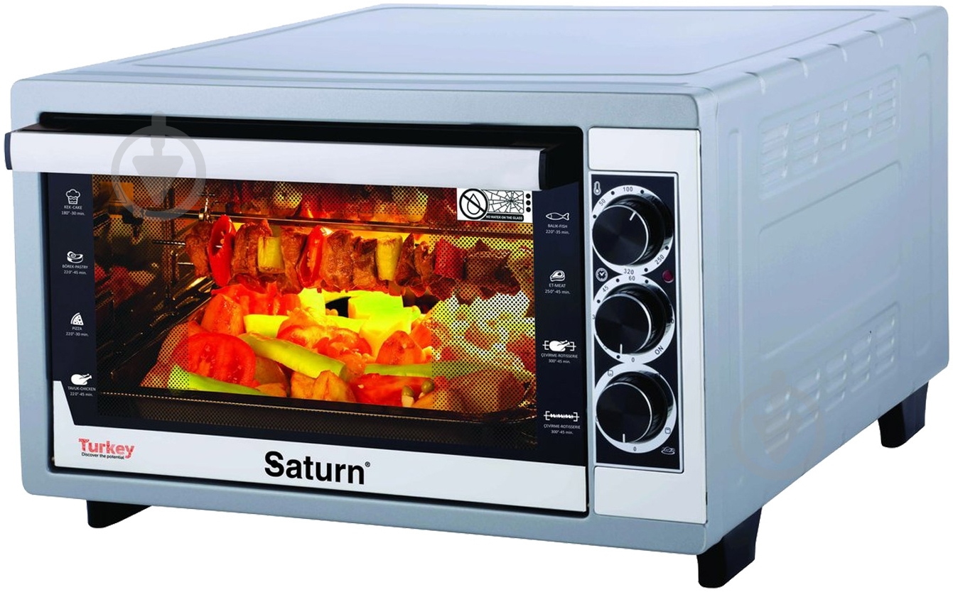Электрическая печь Saturn ST-EC10712 Gray - фото 1