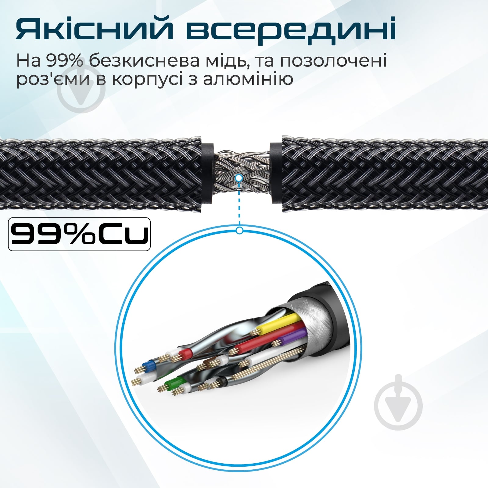 Кабель Promate proLink4K1-300 HDMI - HDMI v.2.0 3 м чорний (prolink4k1-300.black) - фото 4