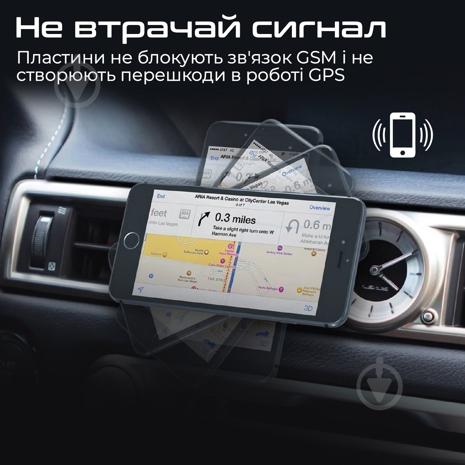 Автодержатель Promate Magmini Black - фото 7