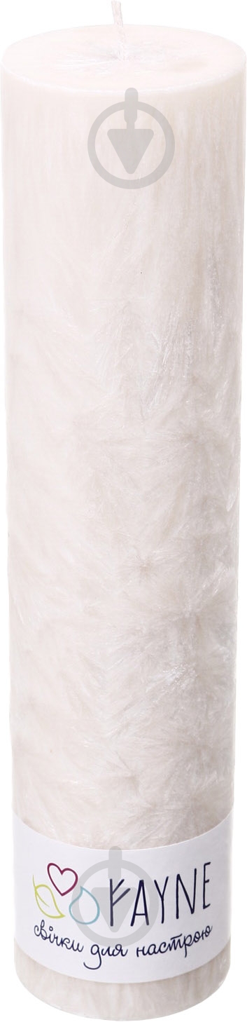 Свічка Циліндр пальмова бежева 6х26 см ТМ FAYNE - фото 2