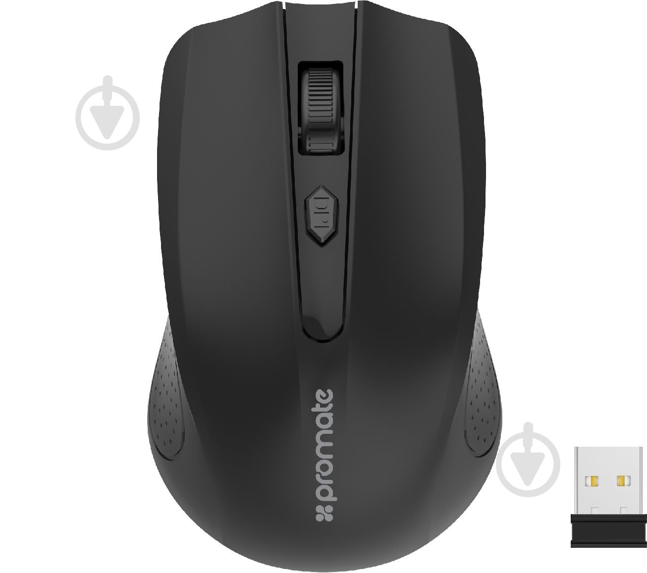 Мышь Promate Clix-8 Black black (clix-8.black) - фото 1
