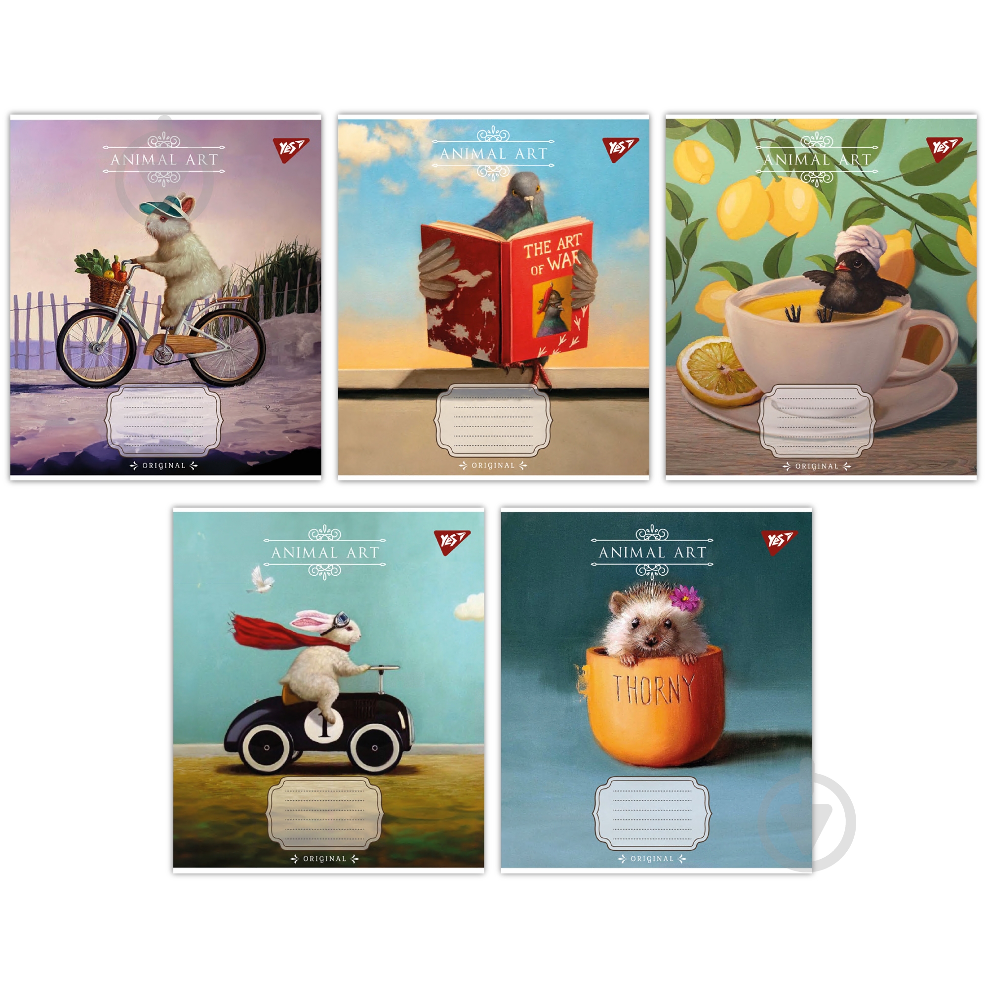 Зошит шкільний 48 аркушів лінія Animal art (767122) YES - фото 1 Зошит шкільний 48 аркушів лінія Animal art (767122) YES - фото 1