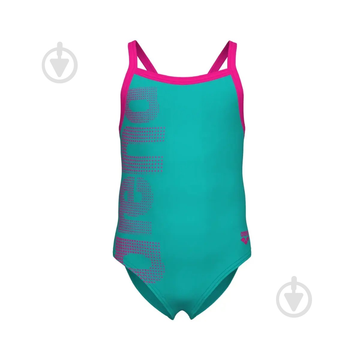 Купальник Arena LOGO KIDS GIRL ONE PIECE 003605-890 бирюзовый - фото 1