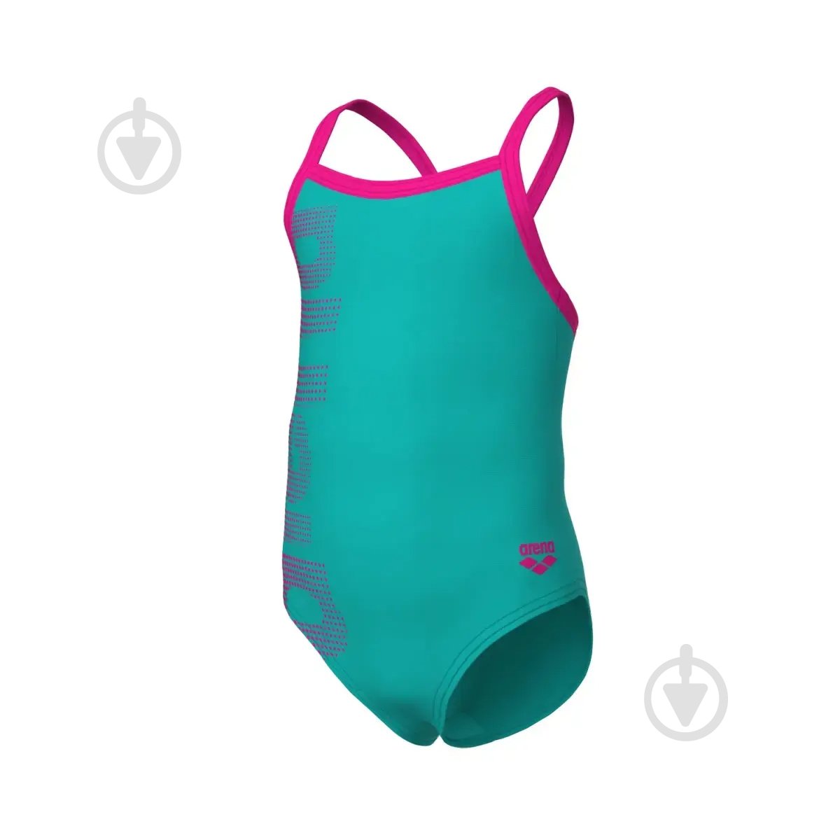 Купальник Arena LOGO KIDS GIRL ONE PIECE 003605-890 бирюзовый - фото 4