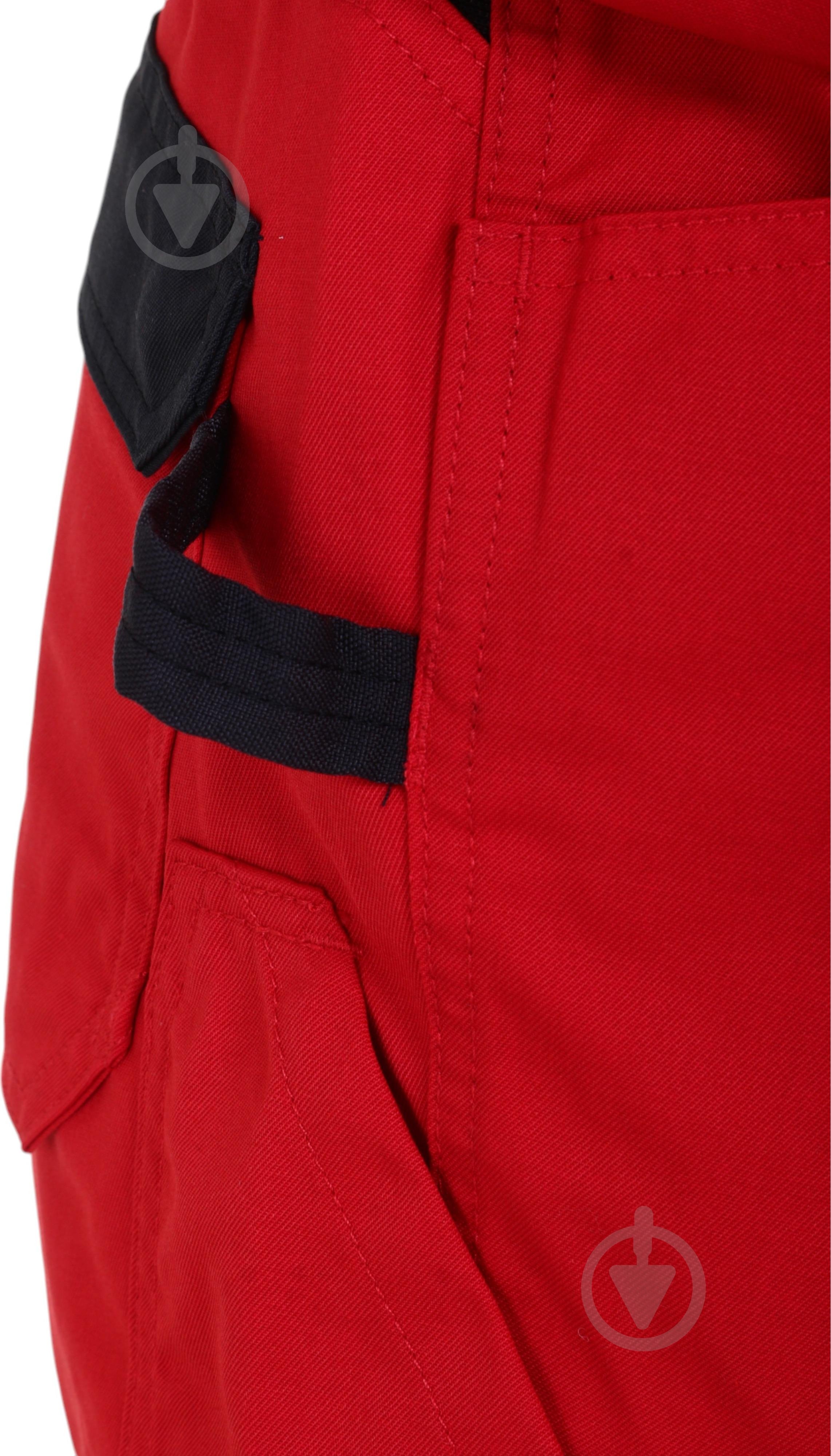 Брюки рабочие WURTH CETUS р. 4XL M403446443 красно-черный - фото 12