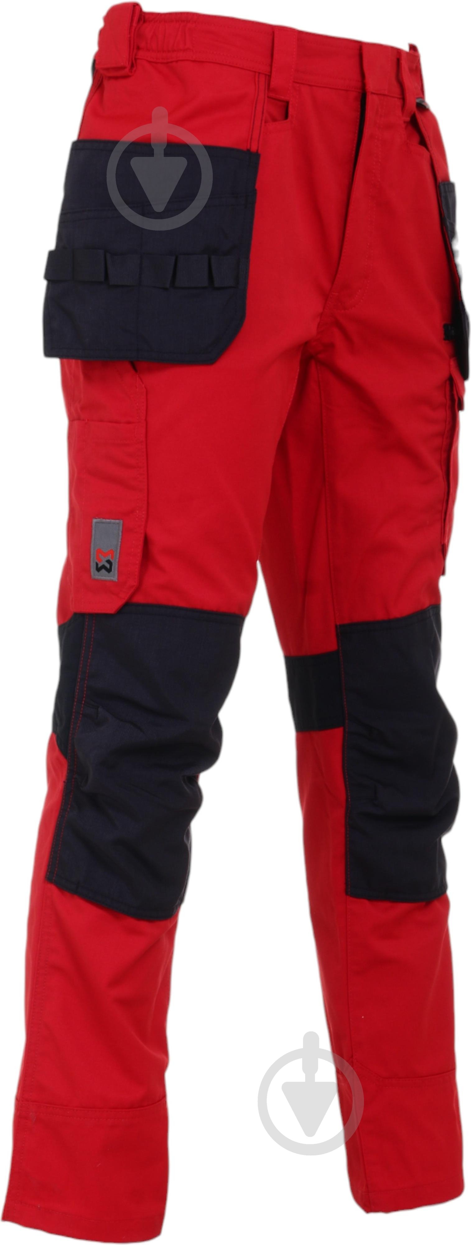 Брюки рабочие WURTH CETUS р. 4XL M403446443 красно-черный - фото 4