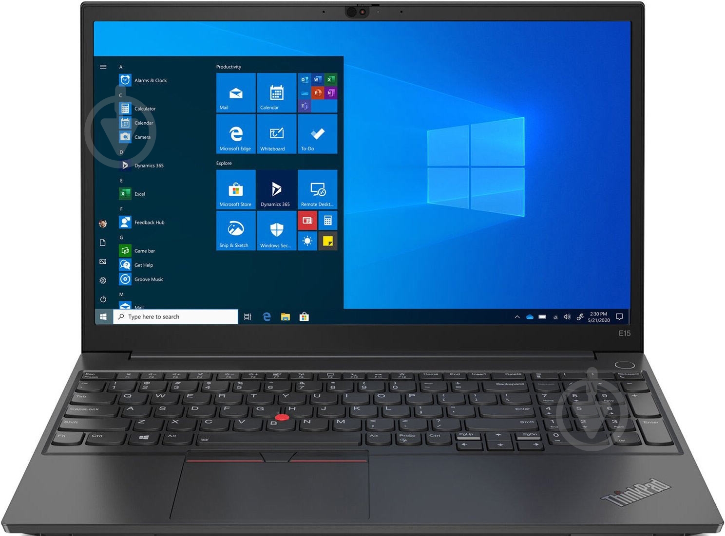 Ноутбук Lenovo ThinkPad E15 15,6 (20TD0016RT) black - фото 1