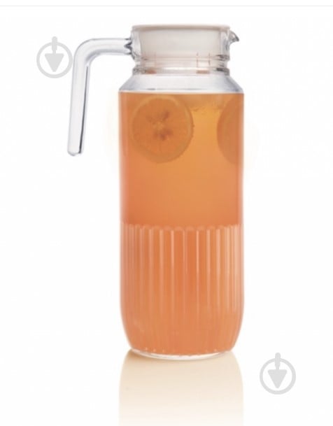 Глечик з кришкою Luminarc Gridz Fridge 1,3 л Q3654 - фото 1