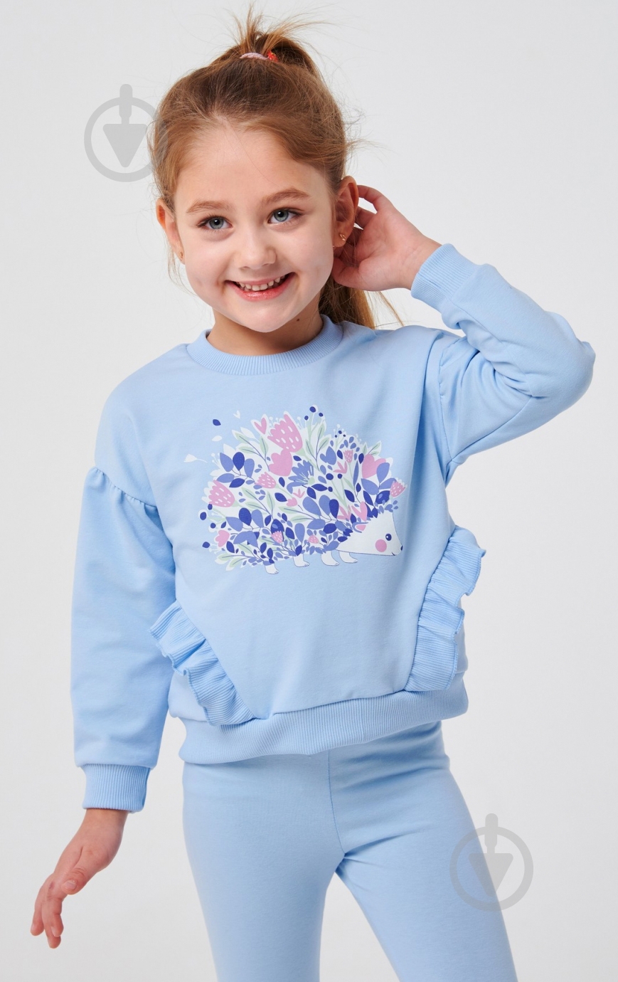 Джемпер для девочки Smil р.110 голубой 116554 - фото 2