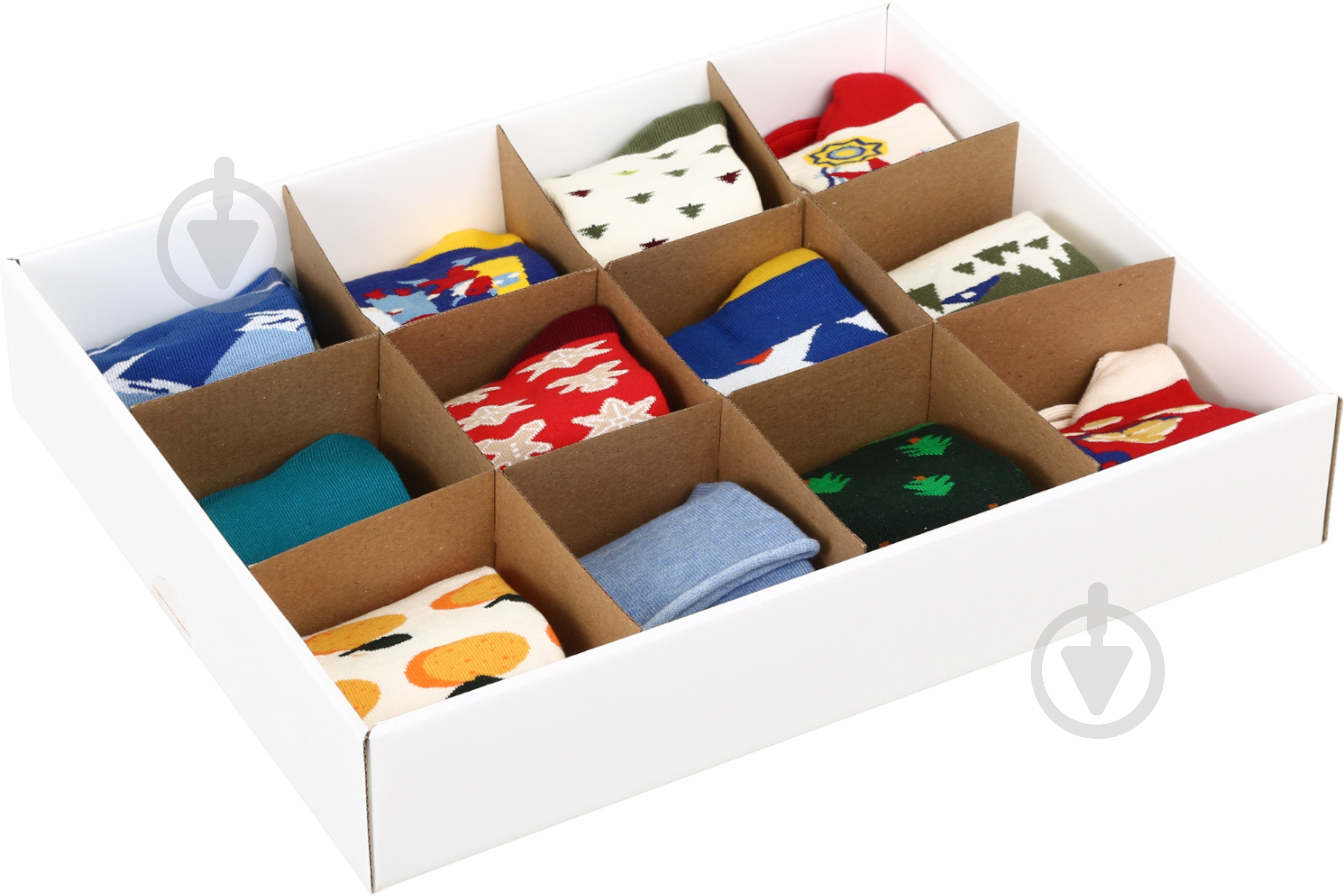 Набір Leostep Адвент-календар з 12 шкарпеток 80097000 р.35-37 - фото 2 Набір Leostep Адвент-календар з 12 шкарпеток 80097000 р.35-37 - фото 2