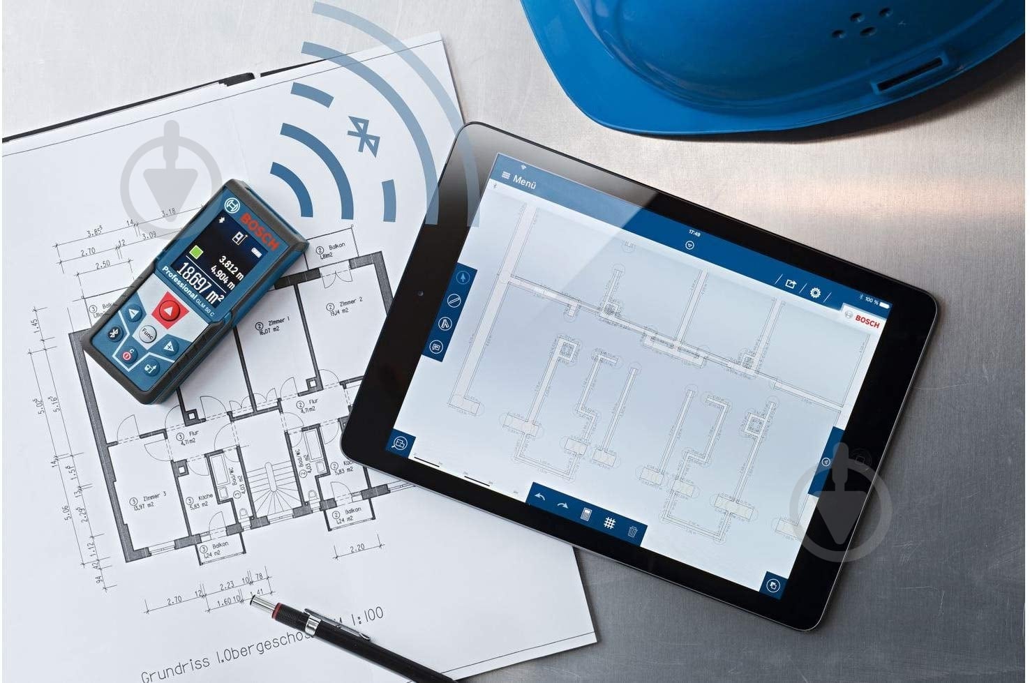 Дальномер лазерный Bosch Professional GLM 50 С 0601072C02 - фото 4