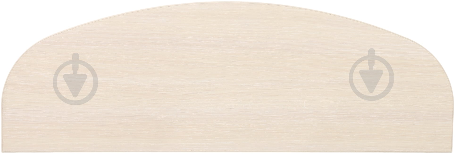 Полка DC ДСП радиусная 600x200x16 мм дуб молочный - фото 2