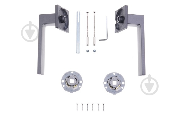 Ручка на розетке Linea Cali corner антрацит - фото 3 Ручка на розетке Linea Cali corner антрацит - фото 3