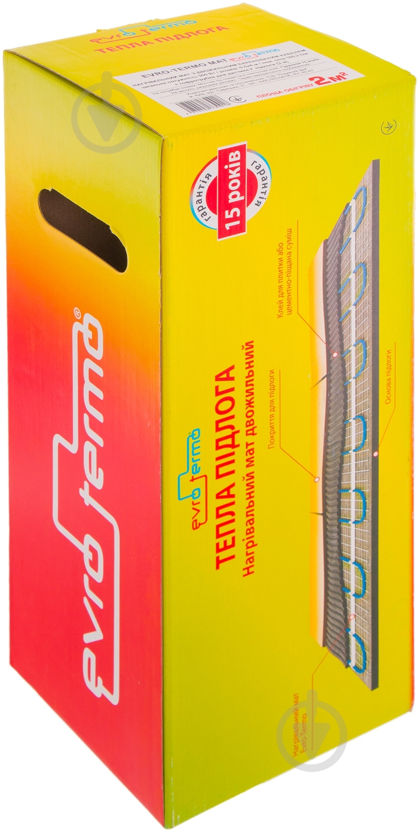 Нагревательный мат Evro-Termo 2,0 м2 - фото 3 Нагревательный мат Evro-Termo 2,0 м2 - фото 3