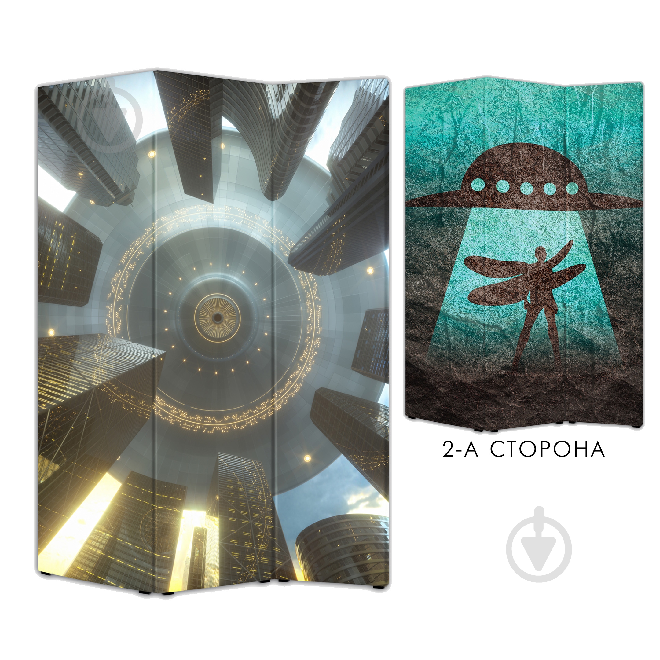 Ширма Теамо НЛО 1750x1180x20 мм разноцветный - фото 1