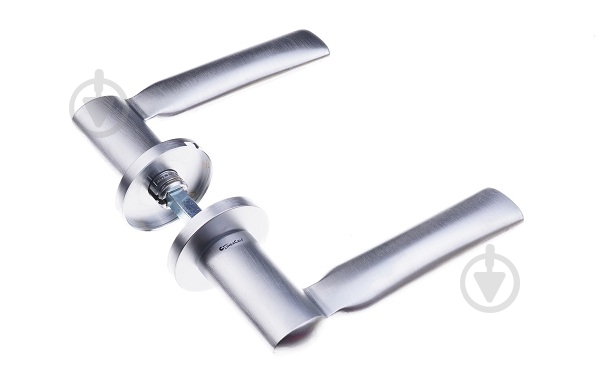 Ручка на розетке Linea Cali spring 025 матовый хром - фото 2 Ручка на розетке Linea Cali spring 025 матовый хром - фото 2