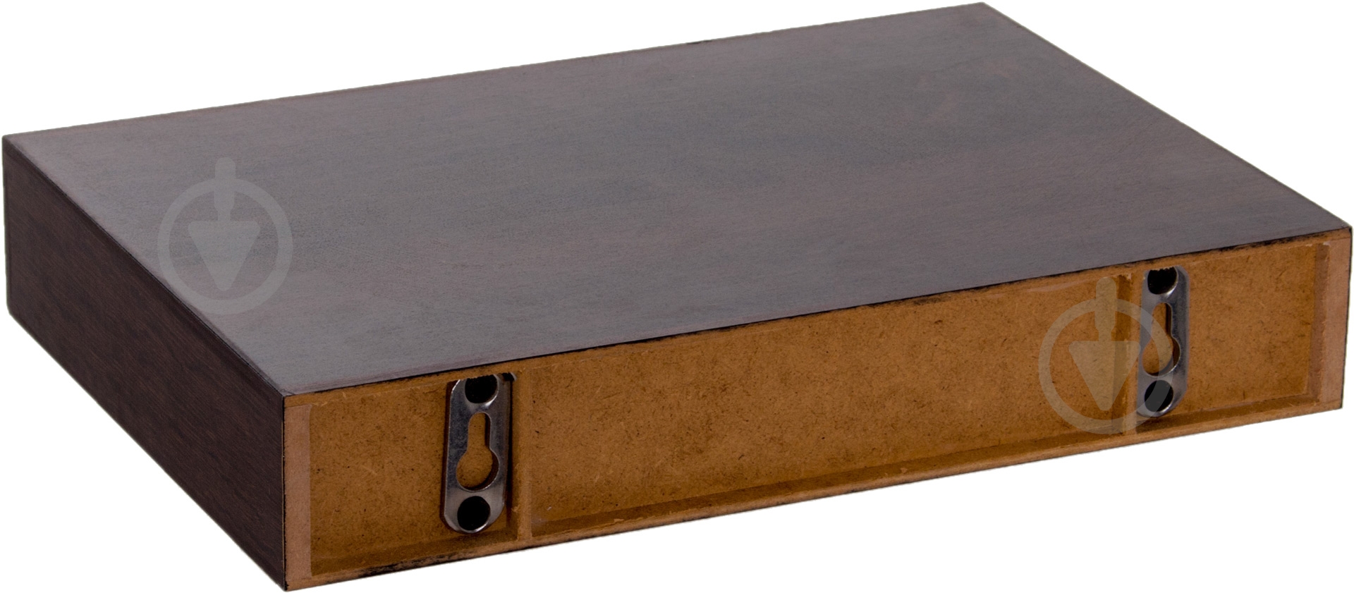 Полка Inteo Лайн для фотографий 290x290x50 мм венге - фото 3