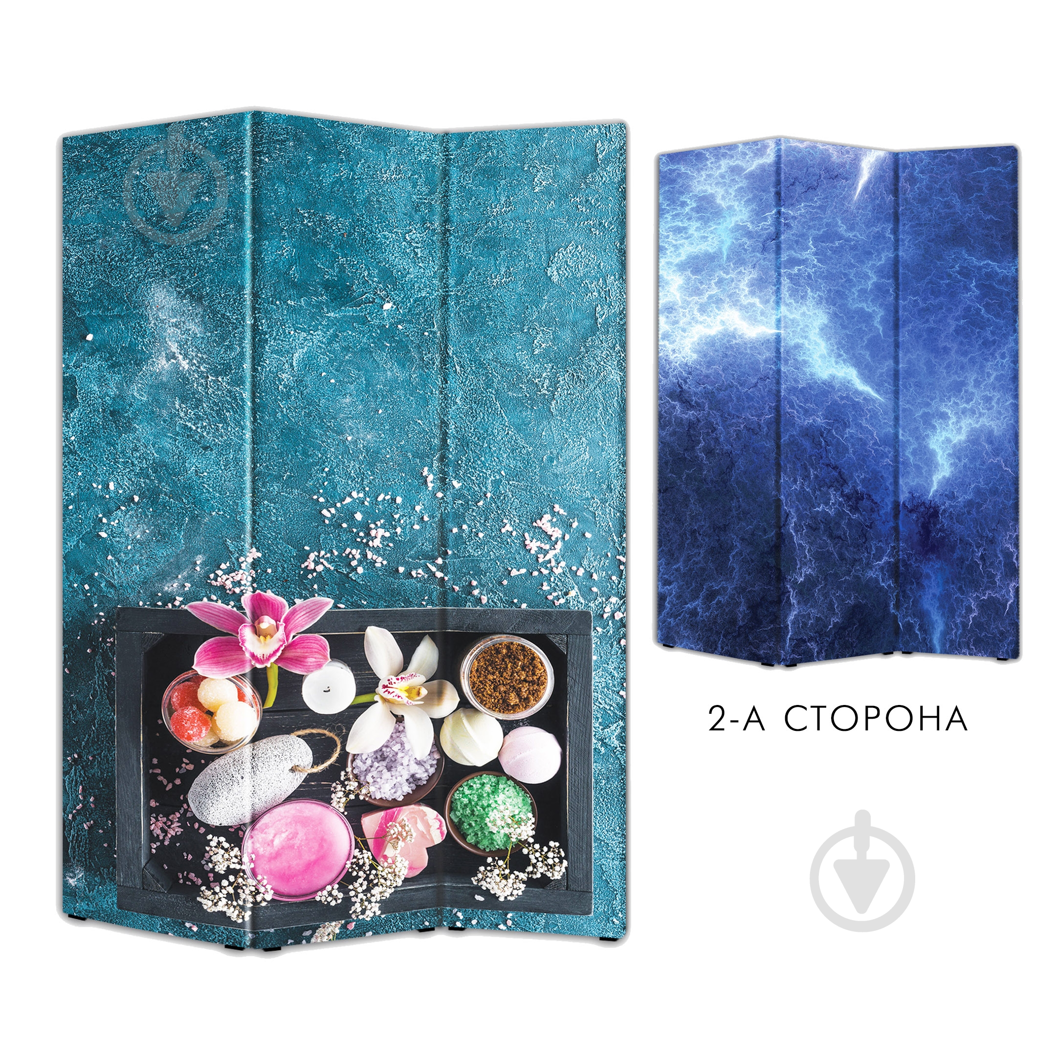 Ширма Теамо Салон 2 1750x1180x20 мм разноцветный - фото 1